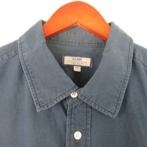 Old Navy Men's Button Up Shirt Size 2xl Linen